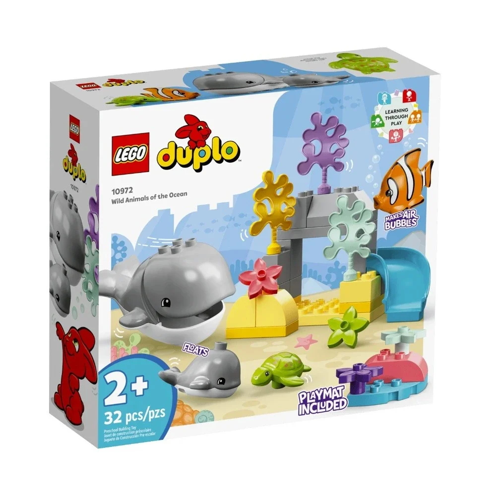 LEGO DUPLO Wild Animals of the Ocean 10972 Sea Creatures Building Set‎ 32pc NEW
